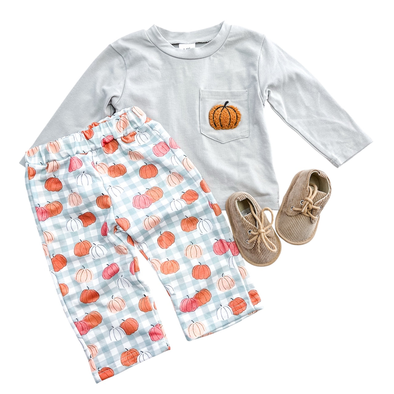 Boys Pumpkin Pant Set - PACK (3/6M, 6/12M, 12/18M, 18/24M, 2/3T)