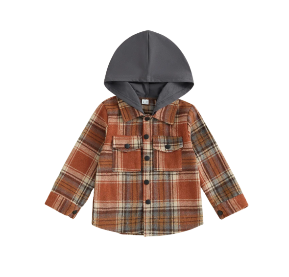 Autumn Hooded Flannel