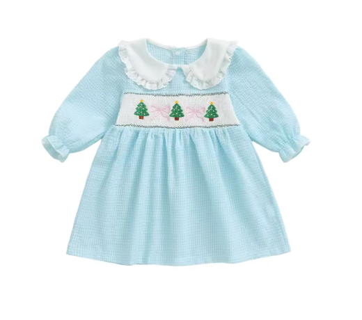 Sugarplum Gingham Christmas Dress