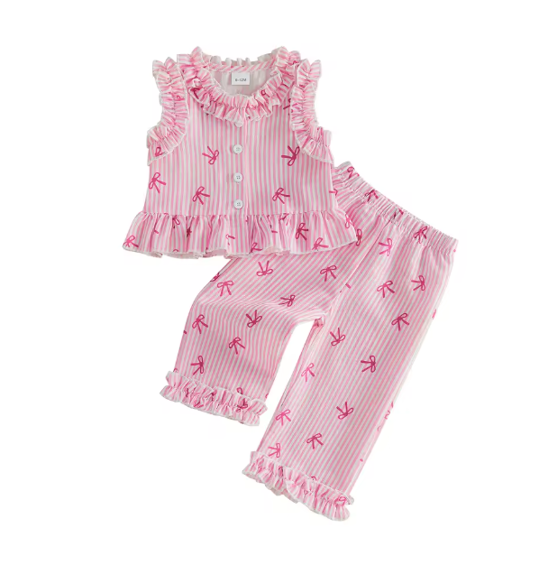Coquette Summer Ruffled Set