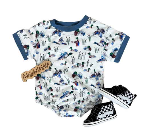 Blue Duck Crewneck Bubble - PACK (0/3M, 3/6M, 6/12M, 12/18M)