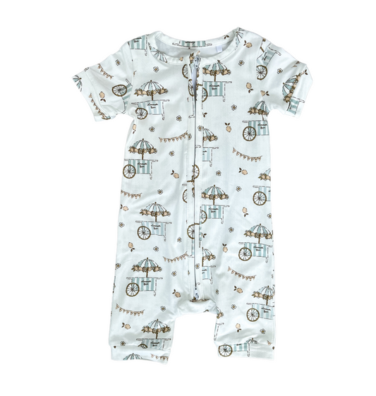 Vintage Lemonade Bar Shorty - PACK (Newborn-18/24M)